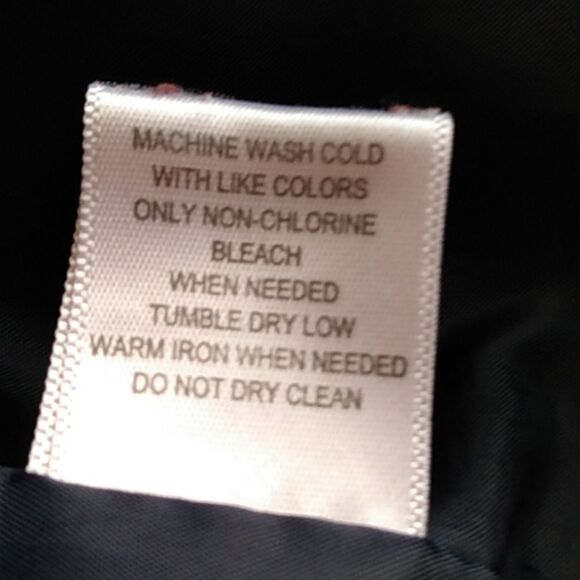 Charlotte Russe Navy Blue Lightweight Anorak Jacket Drawstring Waist Size S - Picture 7 of 16